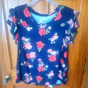 Maurices Flutter Sleeve Top